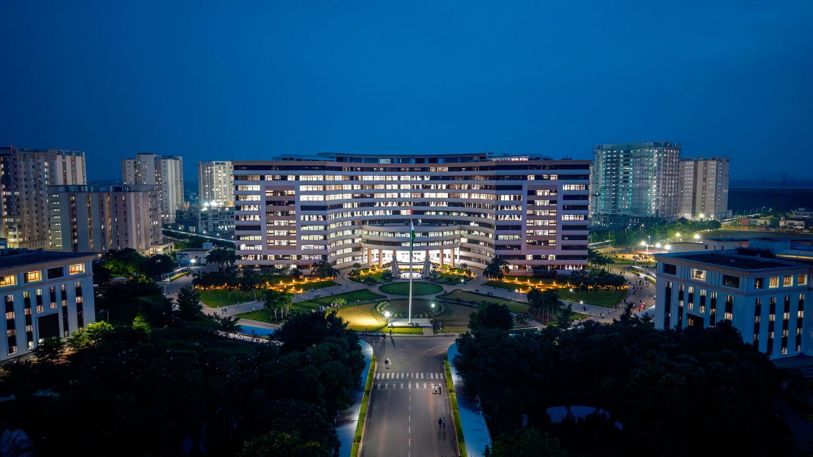 VIT-AP Campus Night View